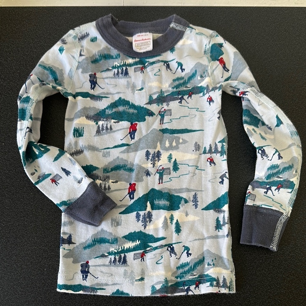 Kids Ski Adventure Long Sleeve Shirt - Gray